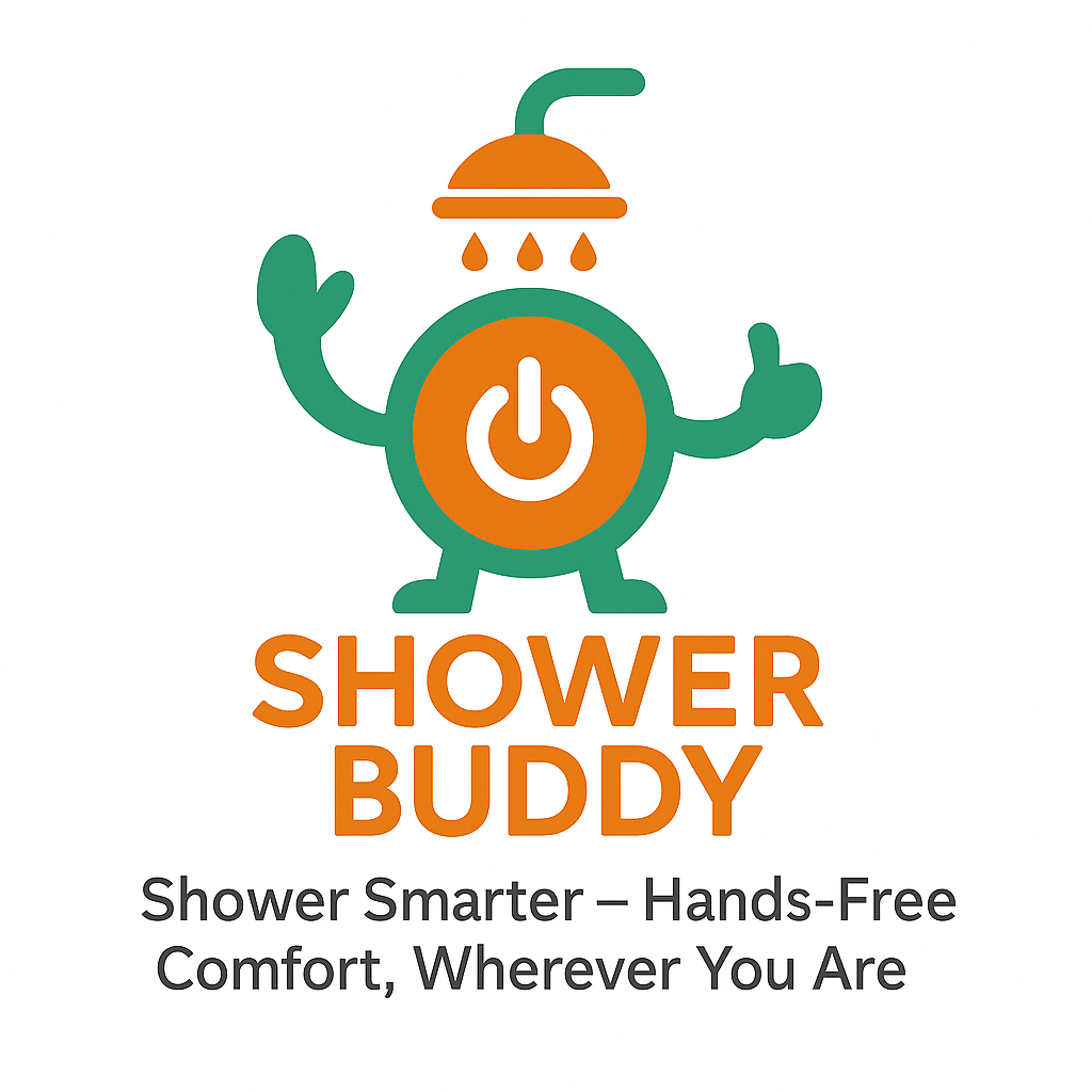 Shower Buddy – Hands-Free Timed Push-Button Shower Holder